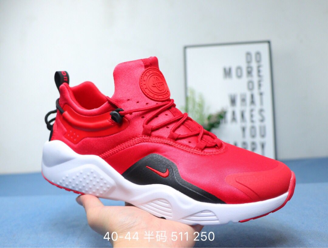 Nike Air Huarache VIII Red Black White Shoes - Click Image to Close